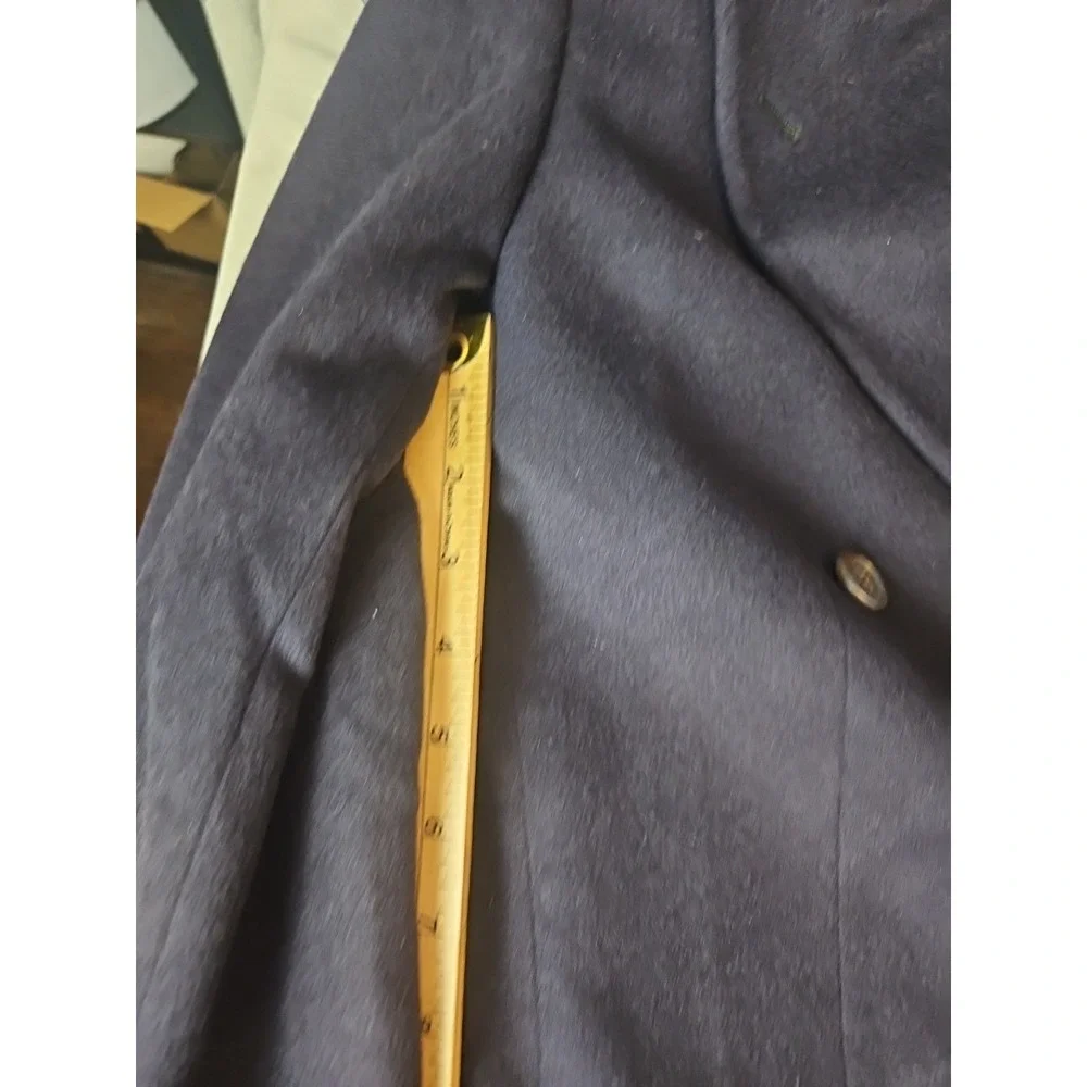Vintage Resort‎ Collection 100% Cashmere Double Breasted Navy Blazer USA